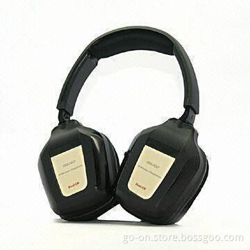 Infrared Wireless Headphone for Cars with Dual-channel for Selection and Personal Volume Control